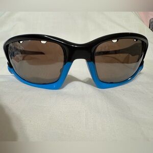 VINTAGE OAKLEY OO9099-13 SPLIT JACKET SPORT SUNGLASSES MADE IN USA 61/18